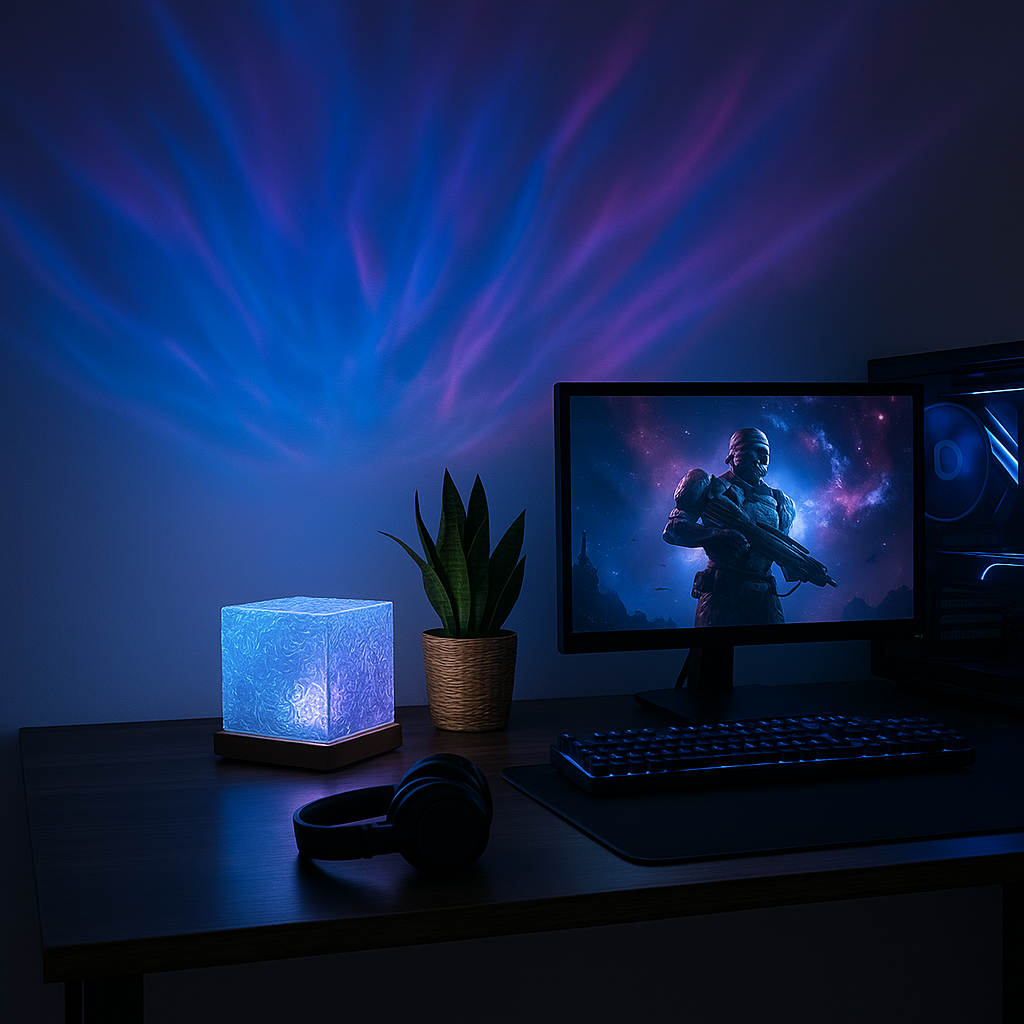 🌌 Aurora Lamp